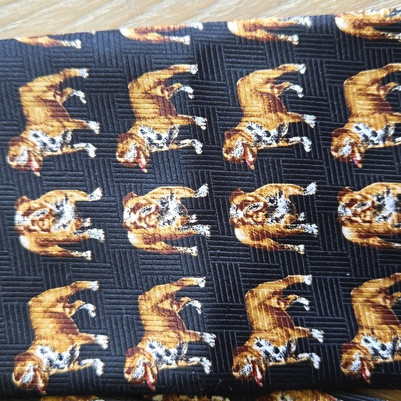 ESOP Bulldog silk necktie - Picture 2 of 7